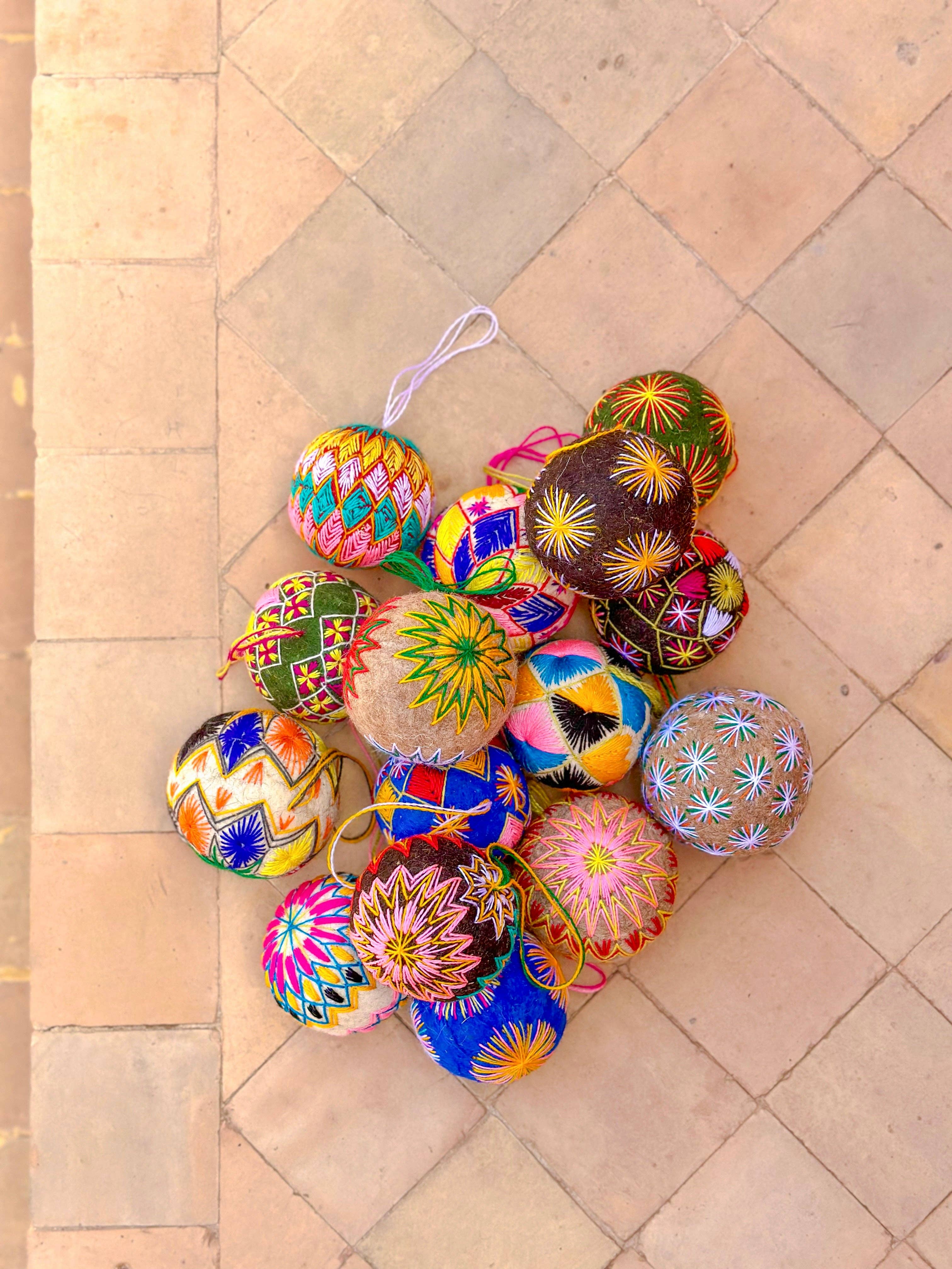SOUK in the CITY Ornamenti natalizi in feltro fatti a mano DLX