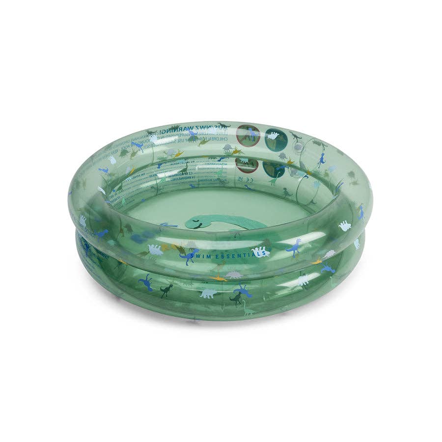 Swim Essentials Piscina per Bambini - Blu/Verde - Dino - Ø 60 cm