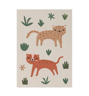 Little Otja Poster Wild Cats, carta ecologica e imballaggio: A3