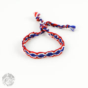 Pineapple Island Bracciale in cotone e seta tessuto a mano di Koh Surf: Toni estivi