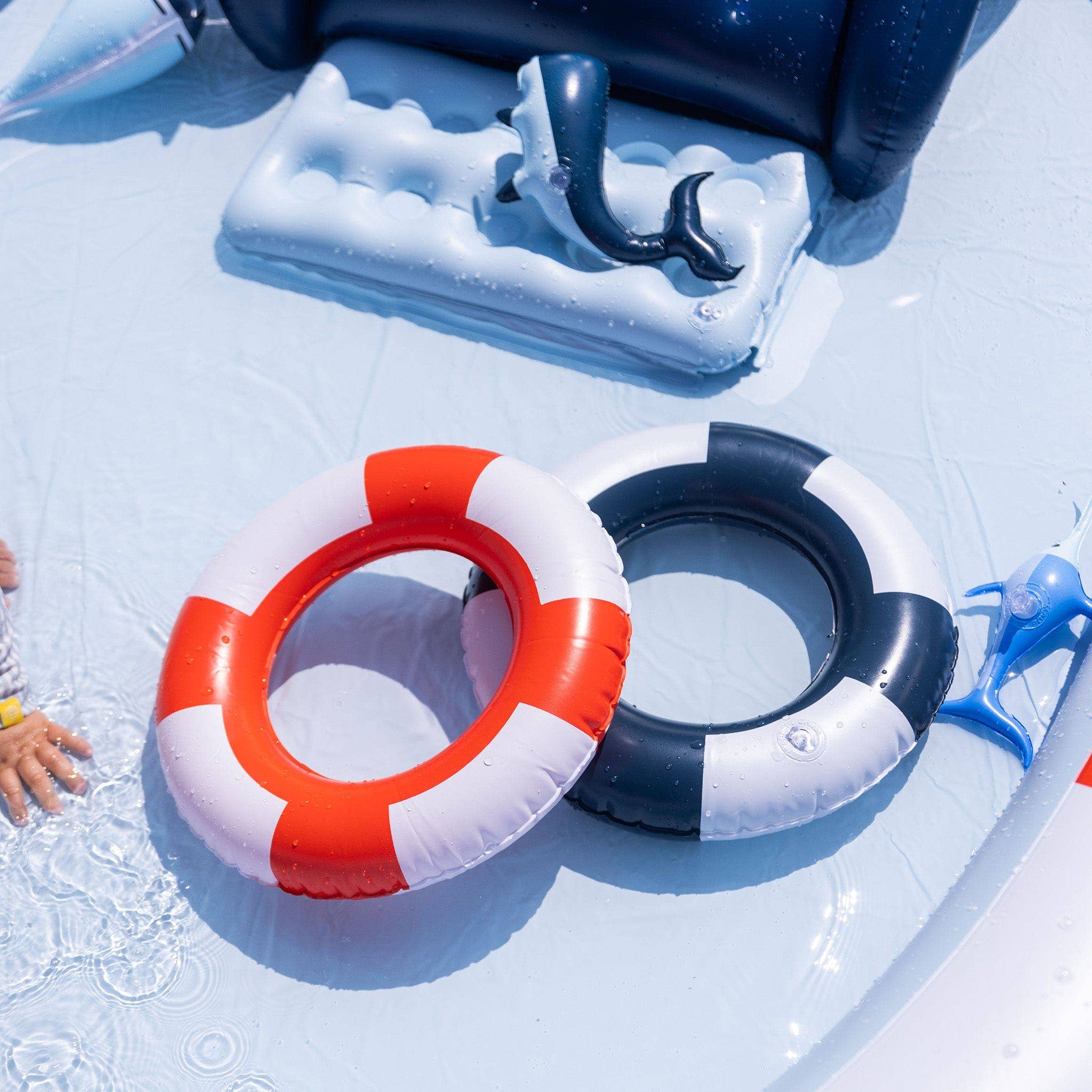 Swim Essentials Piscina da Gioco - Multicolore - Strisce Oceaniche