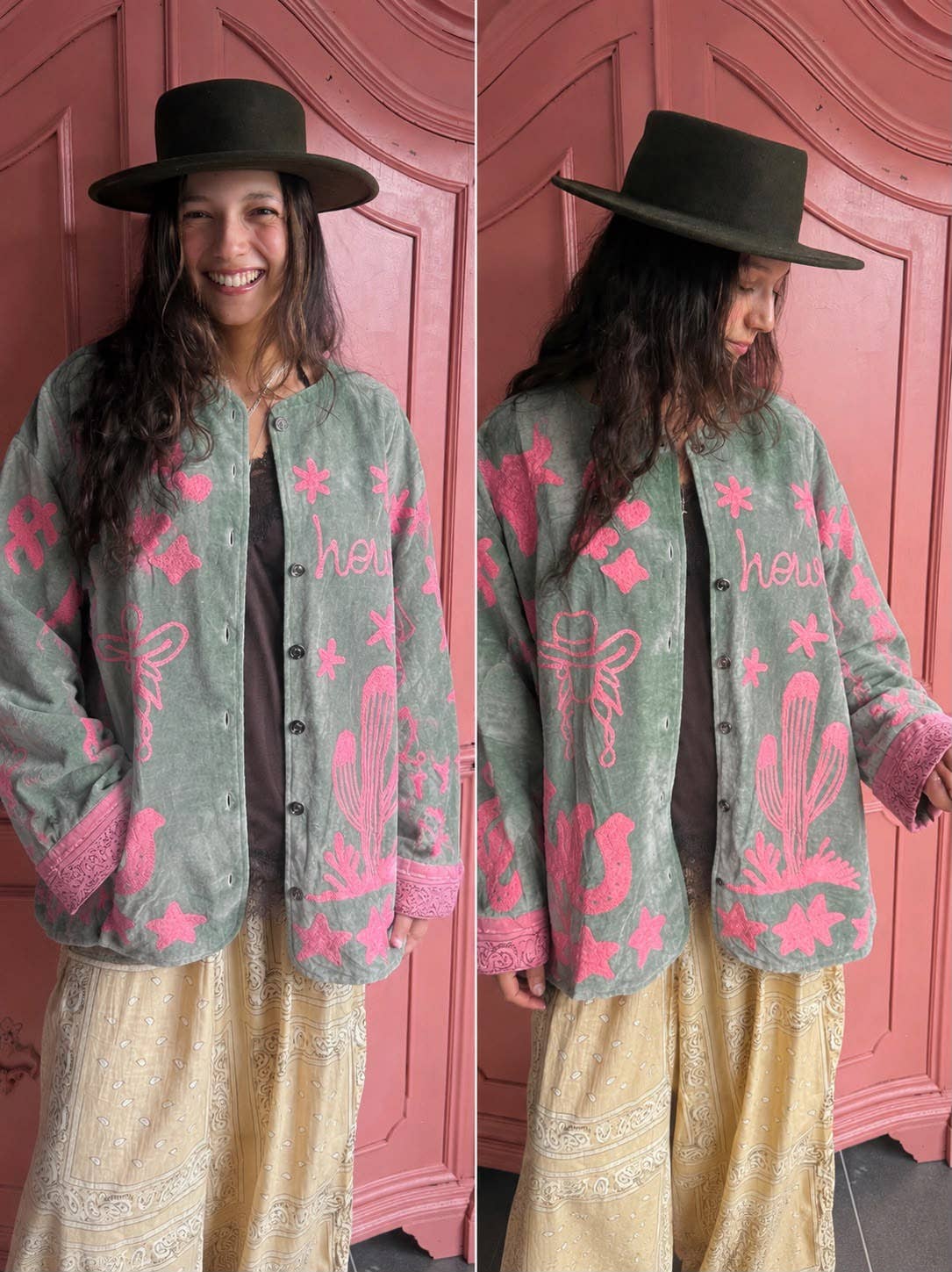 TOUT - Giacca Wild West rosa: Pantera