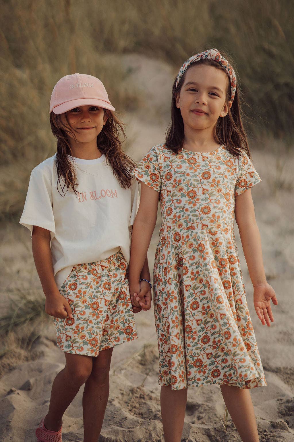 GRECH & CO Fascia Classica con Nodo | Cotone Organico: In Bloom
