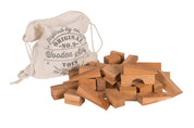 Wooden Story Sp. z o.o. Blocchi naturali in sacco XL - 50 pezzi