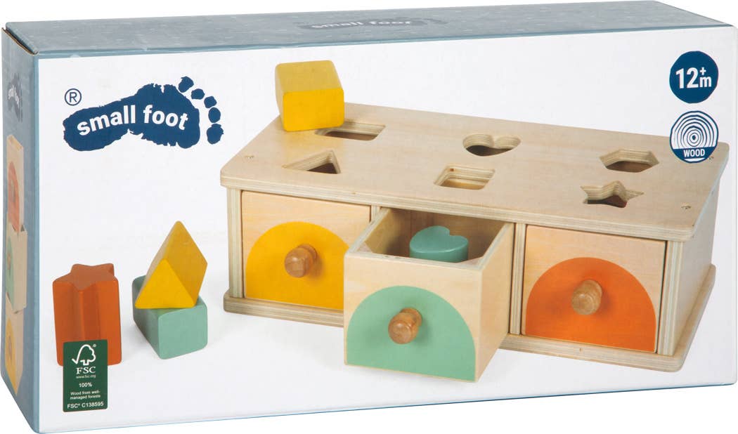 Small foot Gioco di smistamento Montessori FSC 100% | Giochi a incastro | Legno