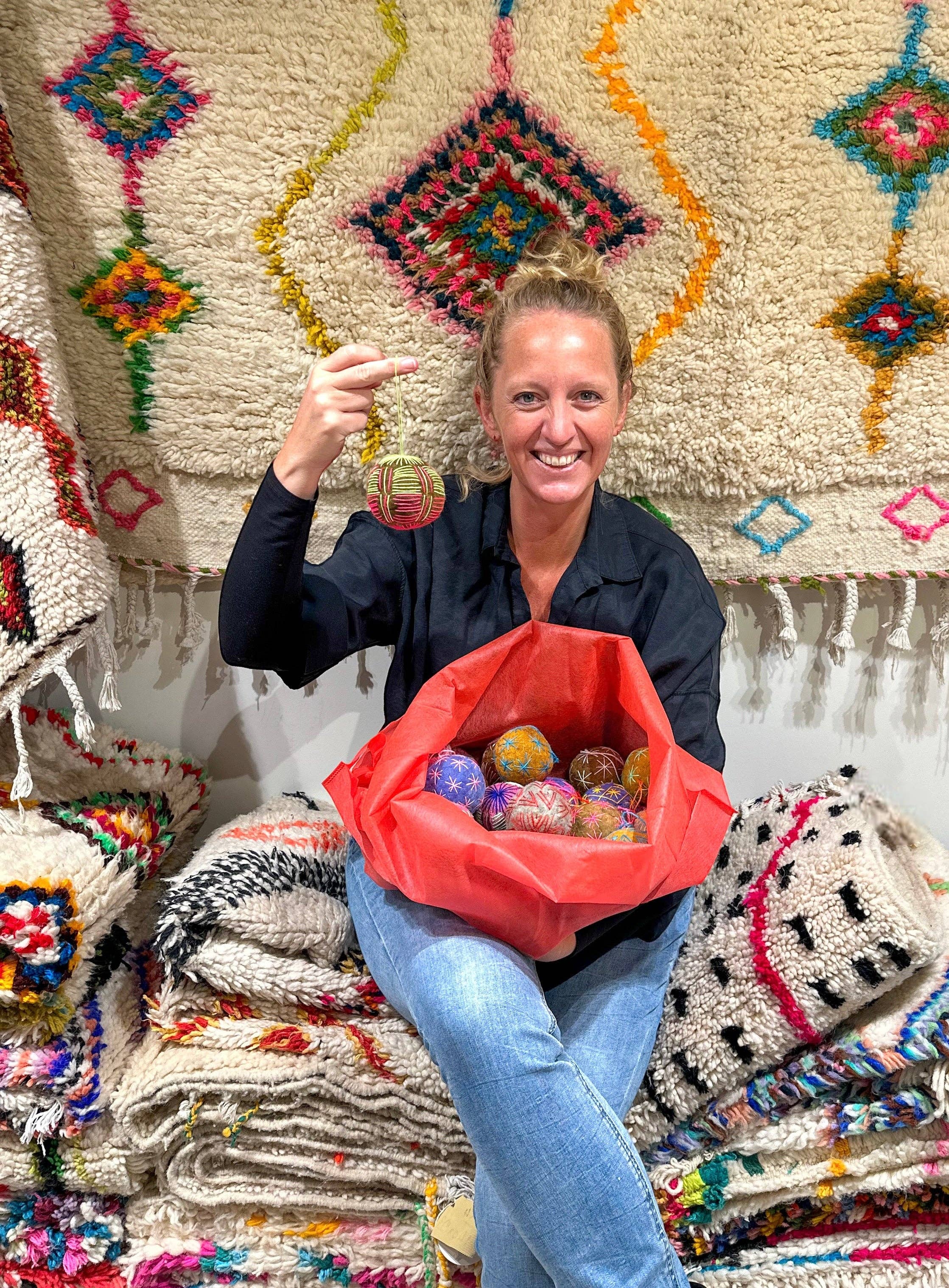 SOUK in the CITY Ornamenti natalizi in feltro fatti a mano DLX