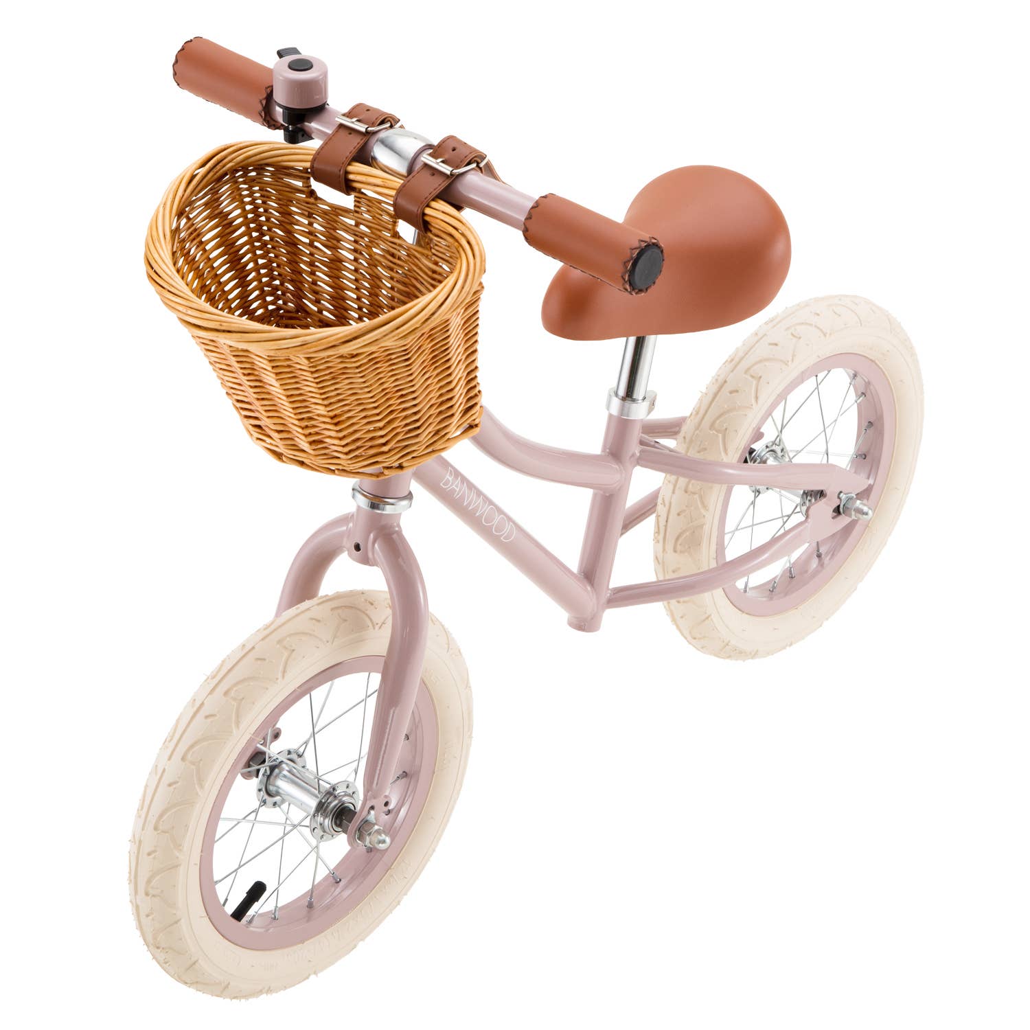 BANWOOD BICICLETTA SENZA PEDALI FIRST GO VINTAGE - ROSA POLVERE