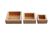 Wooden Story Sp. z o.o. Vassoi di smistamento Montessori - set da 3 pezzi