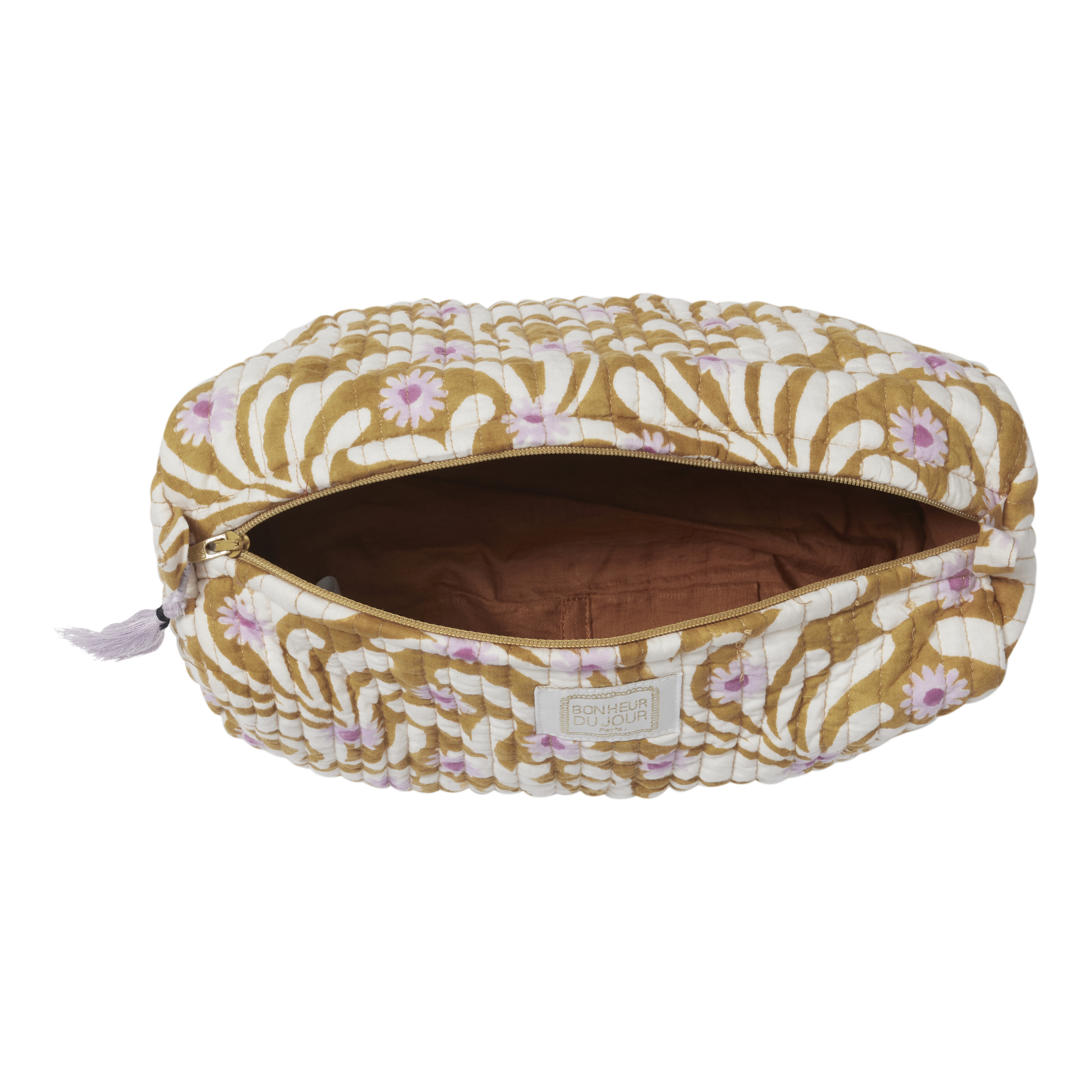 Bonheur du Jour Astuccio da toilette papaveri oliva: 26x15cm