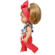 Nines Artesanals d'Onil Dolls Bambola JOY Emily, 37 cm in vinile anatomica e lavabile: ZAINO
