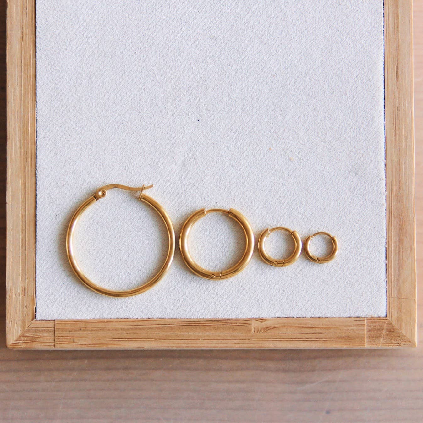 Bazou Creoli in acciaio inossidabile 20mm «Basic» - Oro