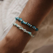 Pineapple Island Bracciale con Perline di Pietra Dune: Toni naturali