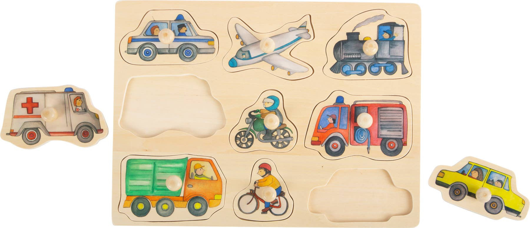 Small foot Puzzle Veicoli della città
