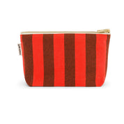 Rose in April POCHETTE SOFIA RIGHE MARRONE / POMODORO