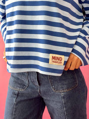 MindTraveler Maglietta Núria Blu e Giallo