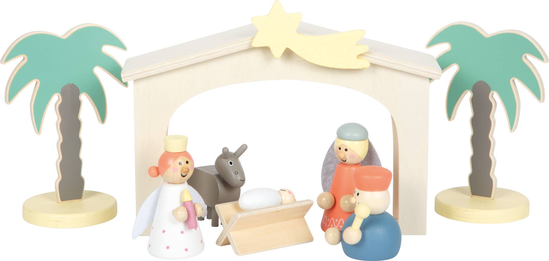 small foot Set da gioco presepe in legno Natale | Giocattolo in legno