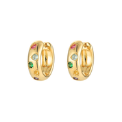 Rosies Cerchi di coriandoli: Multicolor / Goud