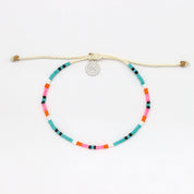 Pineapple Island Cavigliera con perline Nusa Dainty, cavigliera da spiaggia di Koh Surf: Beige