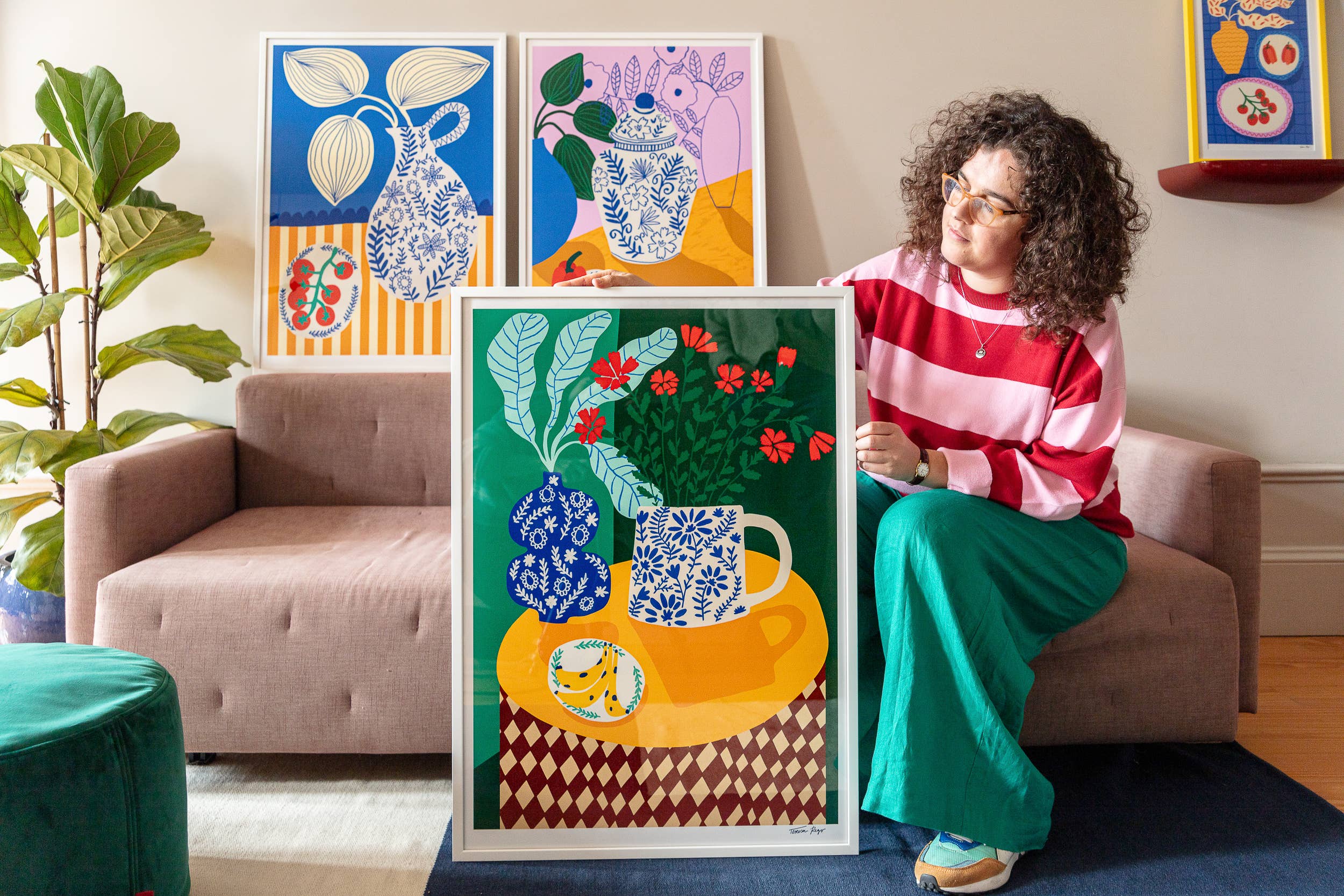Teresa Rego Porcellana e Garofani: A3