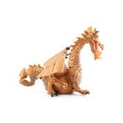 Papo Statuetta drago dorato con fiamma