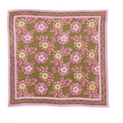 Bonheur du Jour Foulard indiano - Jakarta oliva