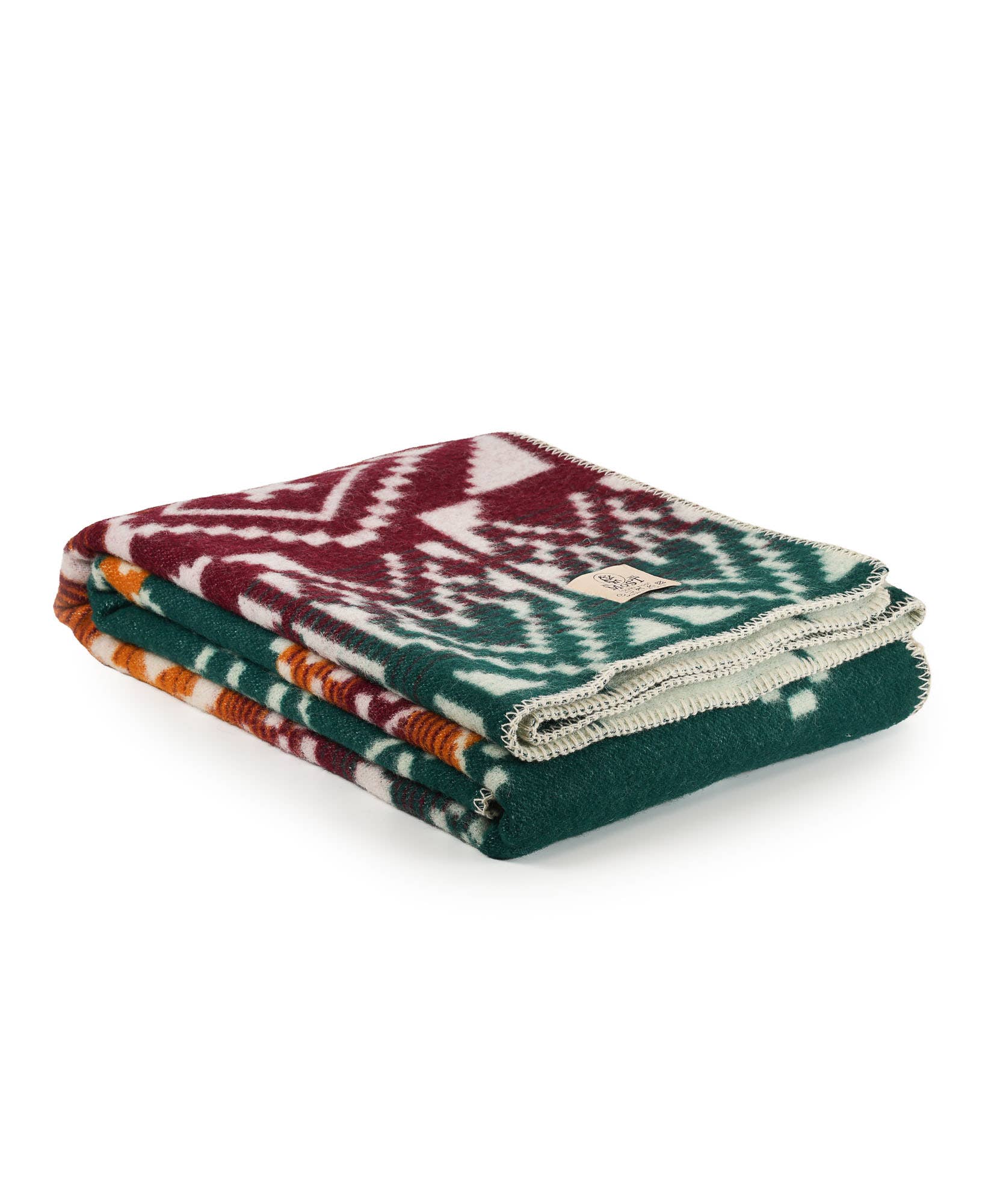 MoST - J. Vercoulen Coperta in lana VYR PINE - singola - verde