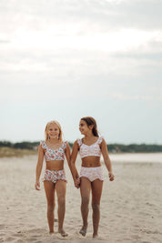 GRECH & CO Bikini a due pezzi con volant | UPF + riciclato - In Fiore