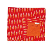 ABRACOLORS Telo pareo ikat rosso