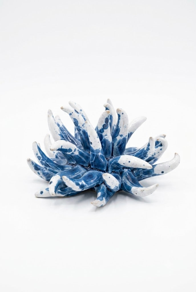 Ceramiche Fratantoni - Anemone blu grande