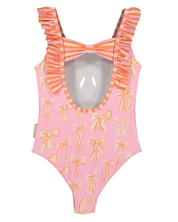 Paper Boat Costume da bagno a righe e fiocchi da spiaggia
