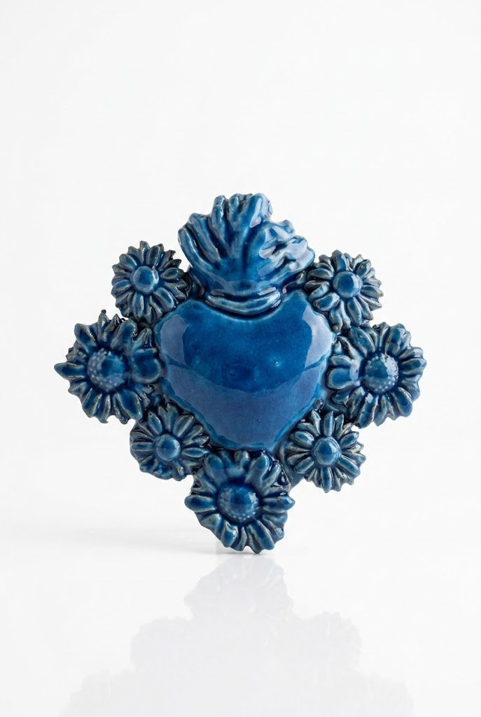 Ceramiche Fratantoni - Cuore blu piccolo 1
