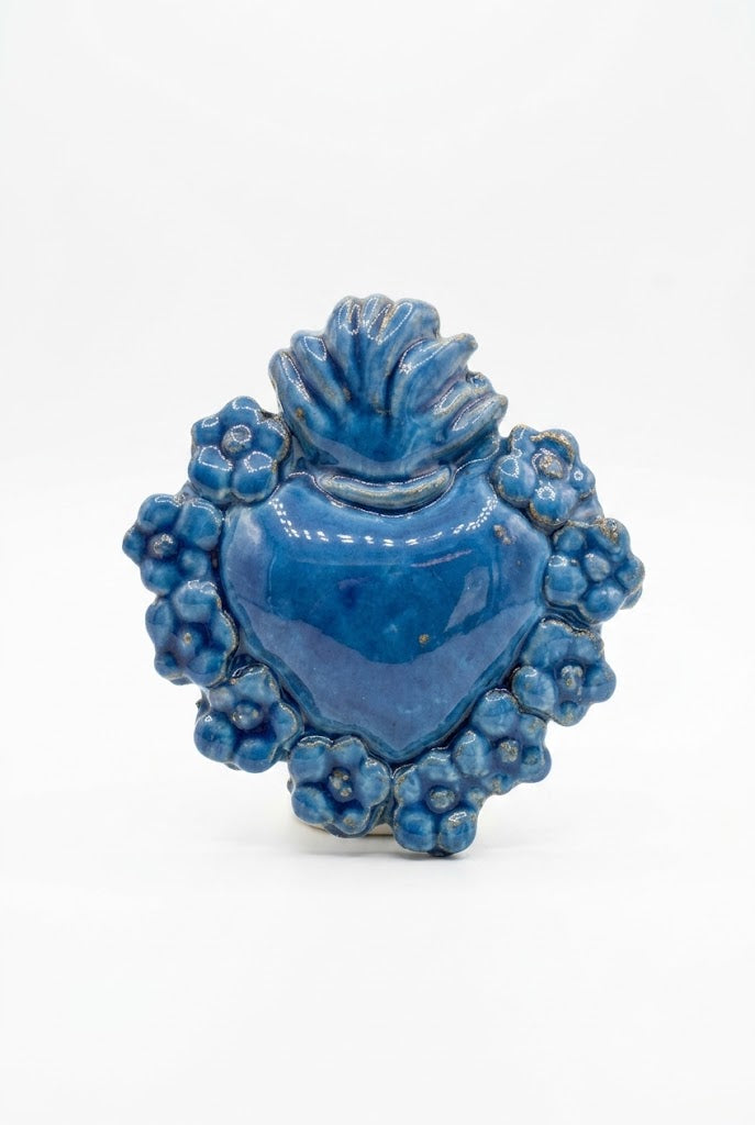 Ceramiche Fratantoni - Cuore blu piccolo 3