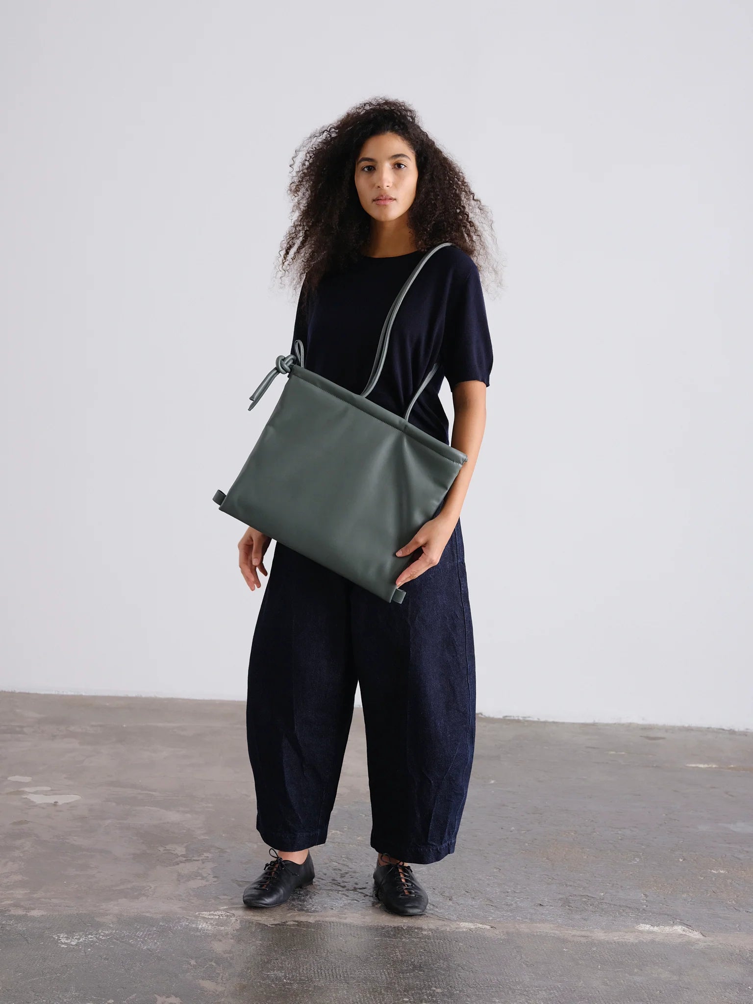 Ölend Backpacks Folded Bag verde acqua