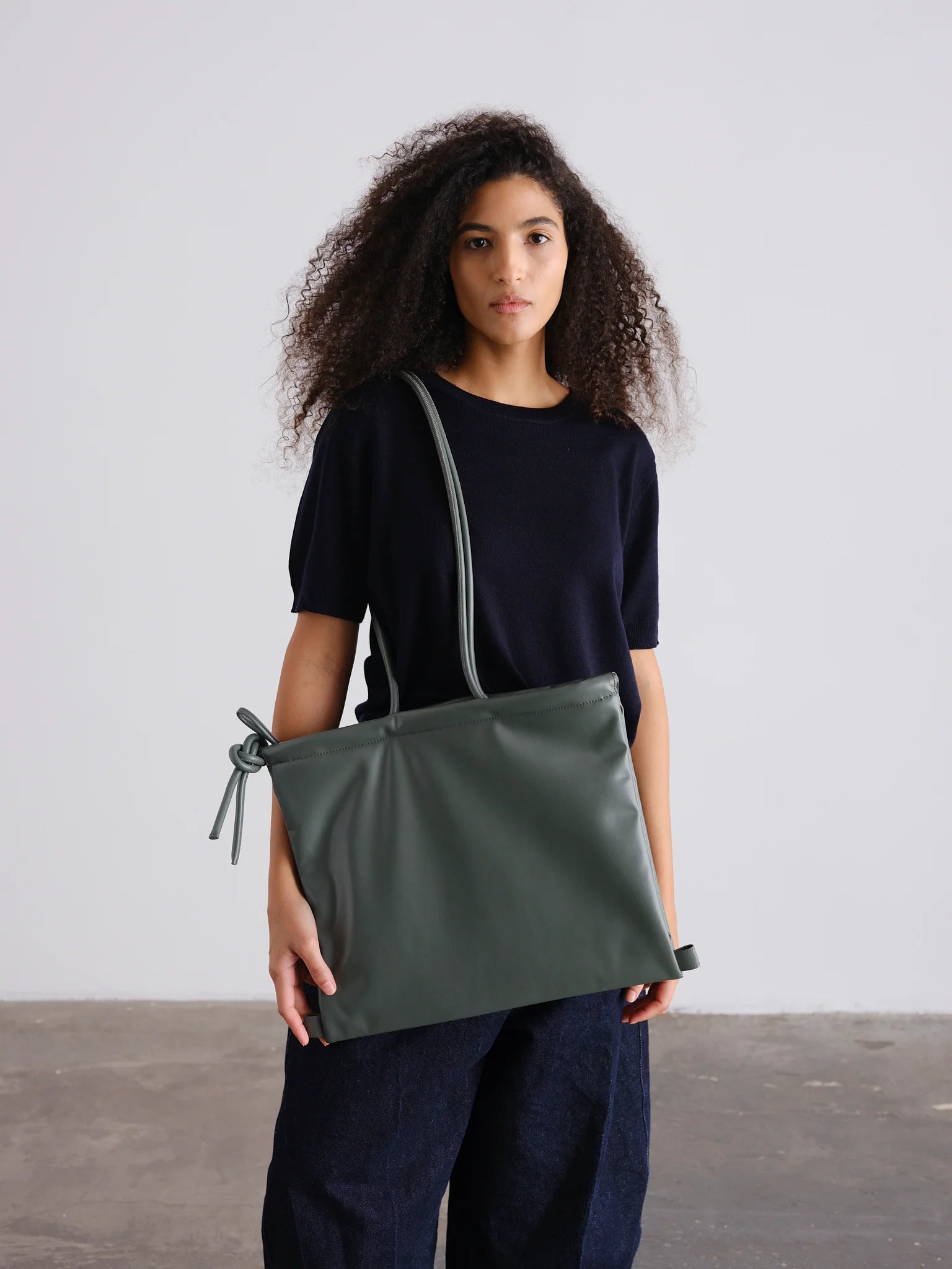 Ölend Backpacks Folded Bag verde acqua