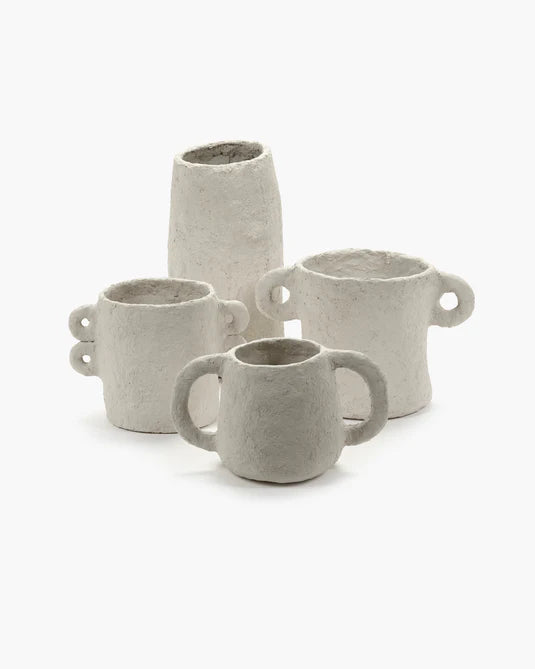 SERAX Vaso L Cartapesta Beige Terra