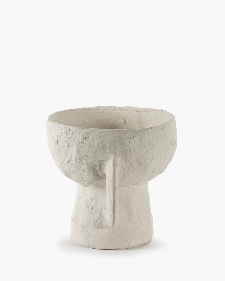 SERAX Vaso con manici S Cartapesta bianca Terra