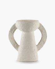 SERAX Vaso con manici L Cartapesta Bianca Terra