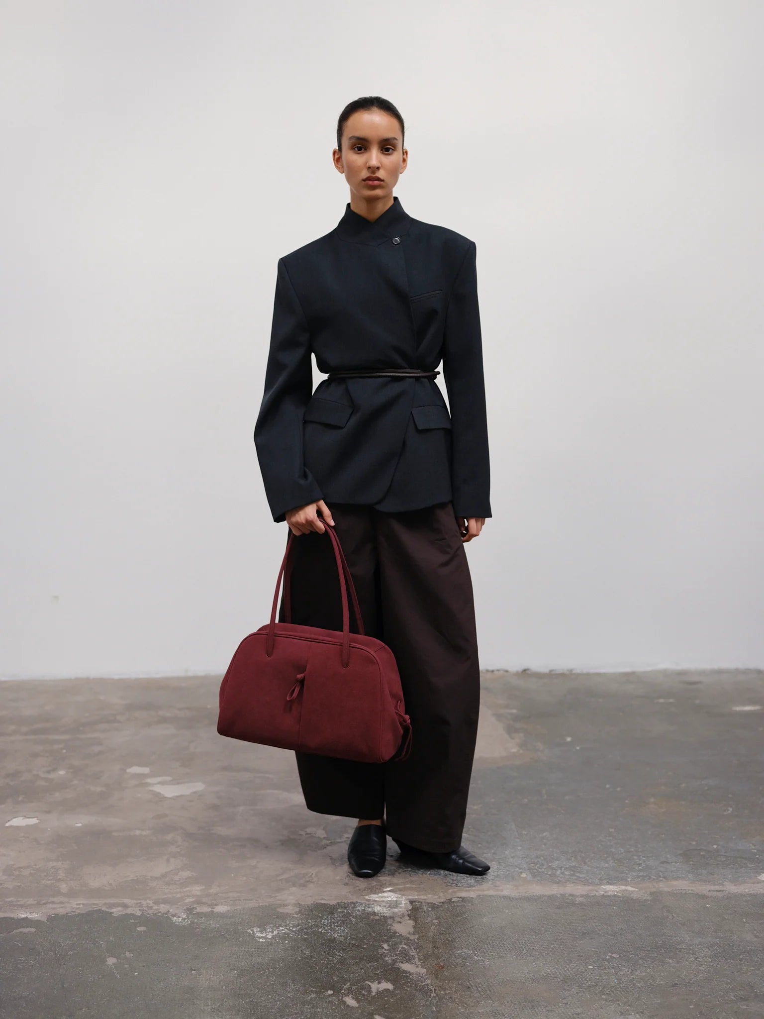 Ölend Backpacks Brooklyn Bag - scamosciato - Rosso ciliegia