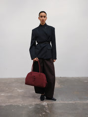 Ölend Backpacks Brooklyn Bag - scamosciato - Rosso ciliegia