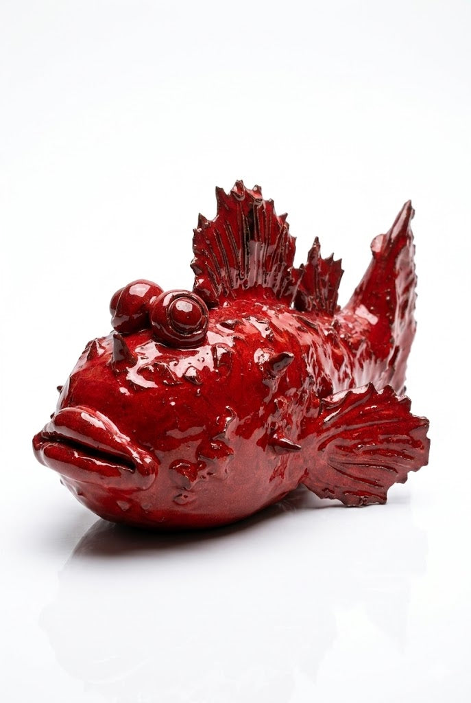 Ceramiche Antonio Fratantoni Pesce 24 cm 3 f