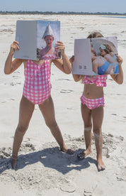 Paper Boat costume stelle a quadretti