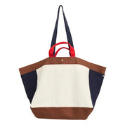 Hay borsa tote media crema