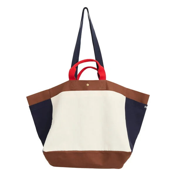 Hay borsa tote media crema