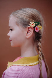 Sticky lemon -  fermagli per capelli con fiori