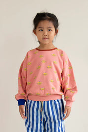 Sticky lemon - maglione | interamente a tema sottomarino | rosa corallo