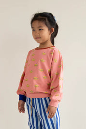Sticky lemon - maglione | interamente a tema sottomarino | rosa corallo