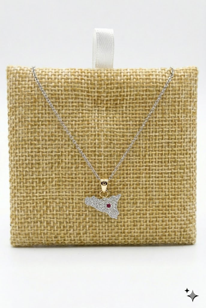 Gioielli di Sicilia - Collana Sicilia Preziosa con Punto Luce