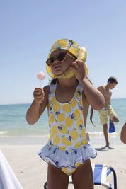 Paper Boat Costume da bagno con volant Lemonberry