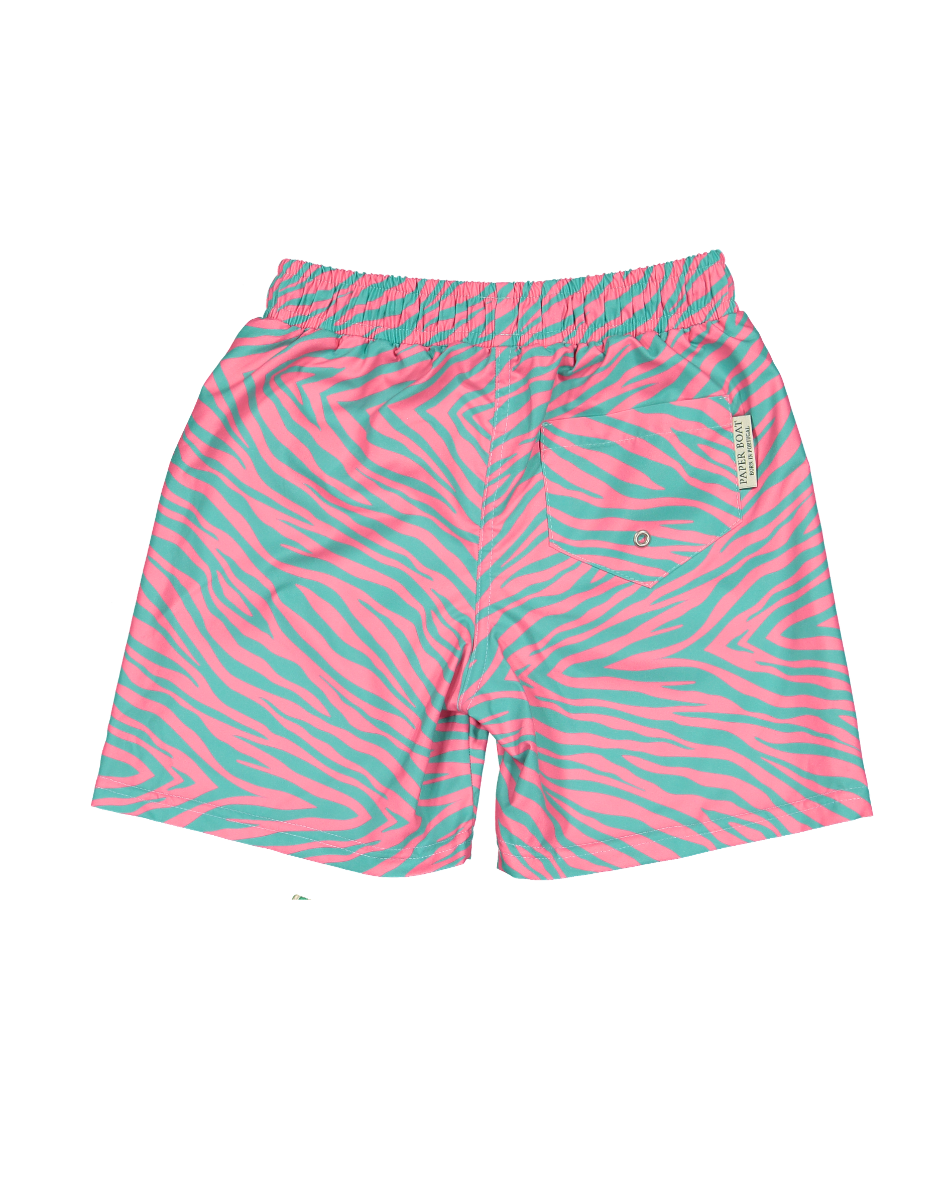 Paper Boat Pantaloncini da bagno classici Minty Waves
