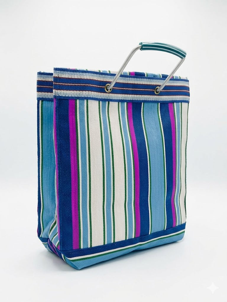 MARKET VINTAGE MEDIUM blu azzurro fuxia